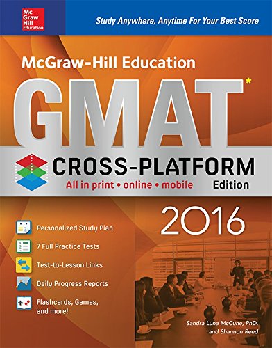 McGraw-Hill Education GMAT 2016, Cross-Platform Edition   2015 9780071846837 Front Cover
