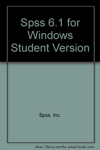Spss 6.1 for Windows  N/A 9780133500837 Front Cover