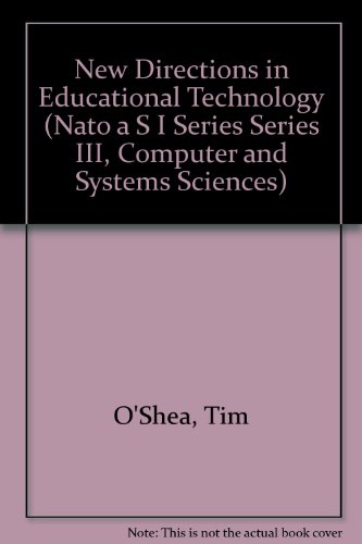 New Directions in Educational Technology   1992 9780387558837 Front Cover