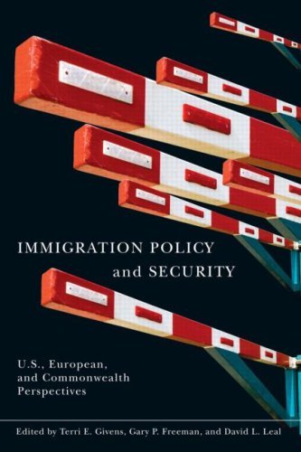 Immigration Policy and Security U. S. , European, and Commonwealth Perspectives  2009 9780415990837 Front Cover