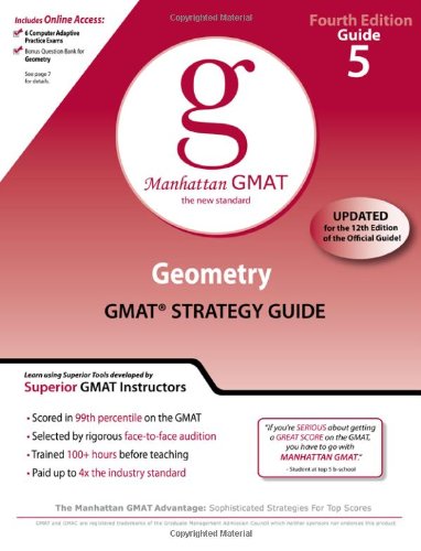Geometry GMAT Strategy Guide  4th 2009 (Revised) 9780982423837 Front Cover