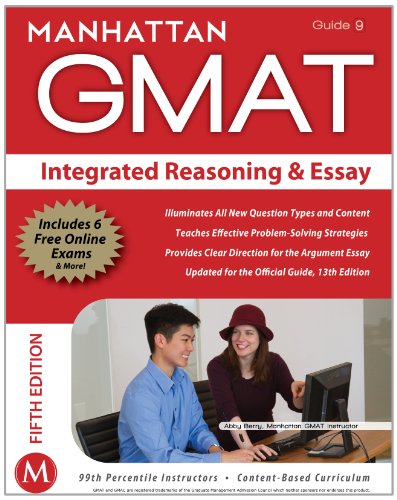 Integrated Reasoning and Essay GMAT Strategy Guide  5th (Revised) 9781935707837 Front Cover