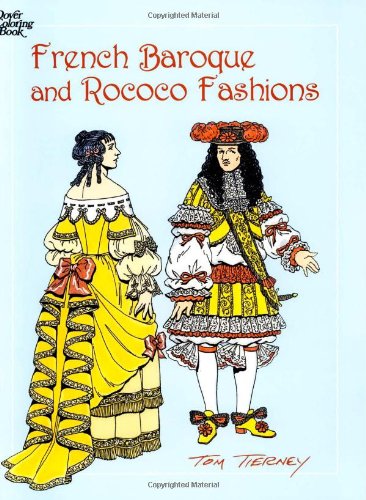 French Baroque and Rococo Fashions  N/A 9780486423838 Front Cover