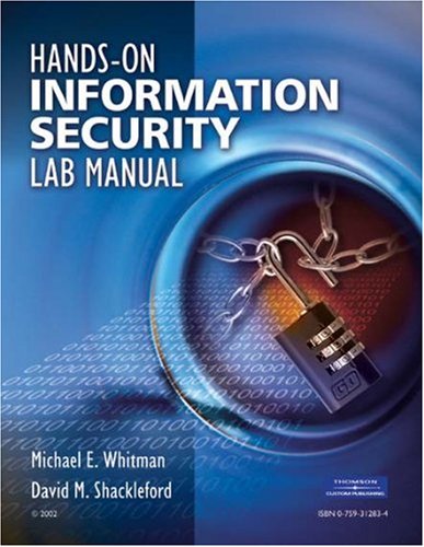 Hands-On Information Security   2003 (Lab Manual) 9780759312838 Front Cover