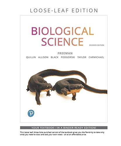 BIOLOGICAL SCIENCE (LL)-W/MASTERINGBIO. N/A 9780135276839 Front Cover