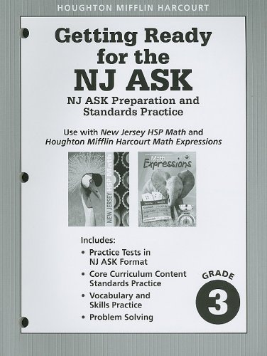 Getting Ready for the NJ ASK, Grade 3 NJ ASK Preparation and Standards Practice N/A 9780153799839 Front Cover