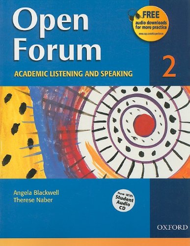 Open Forum Student Book 2 With Audio CD N/A 9780194417839 Front Cover