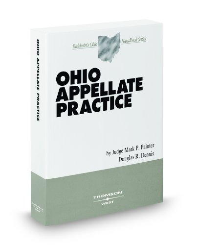 Ohio Appellate Practice 2009-2010:  2009 9780314903839 Front Cover