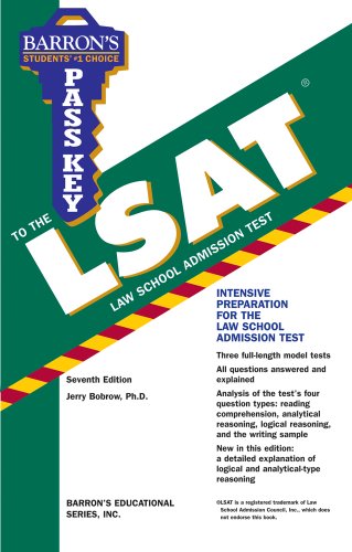 Pass Key to the LSAT  7th 2009 (Revised) 9780764140839 Front Cover