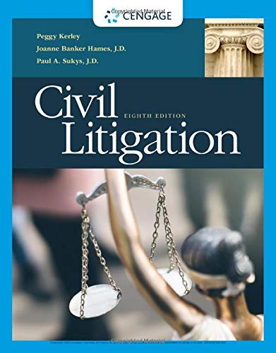 Civil Litigation:   2019 9781337798839 Front Cover