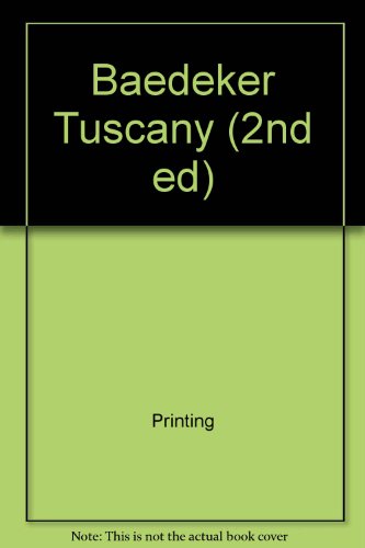 Tuscany 2nd 1995 9780028600840 Front Cover