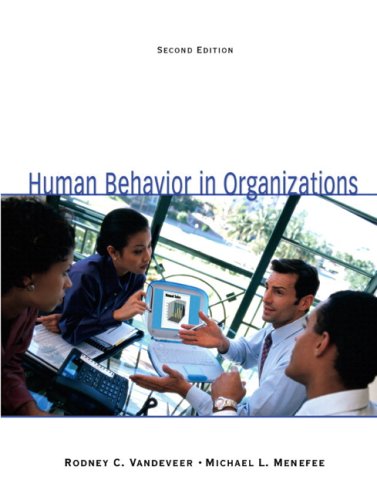 Human Behavior in Organizations (with Self Assessment Library 3. 4)  2nd 2010 9780136086840 Front Cover