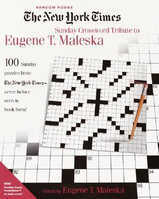 New York Times Sunday Crossword Tribute to Eugene T. Maleska   2000 (Large Type) 9780812933840 Front Cover