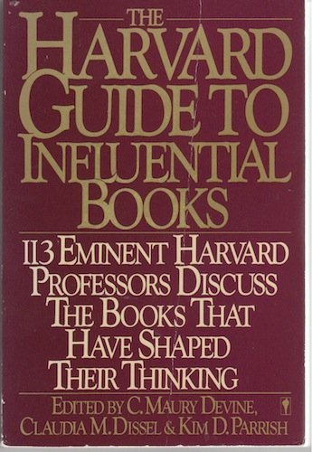 Harvard Guide to Influential Books N/A 9780060960841 Front Cover