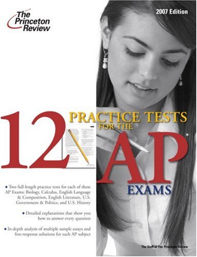 12 Practice Tests for the AP Exams N/A 9780375765841 Front Cover