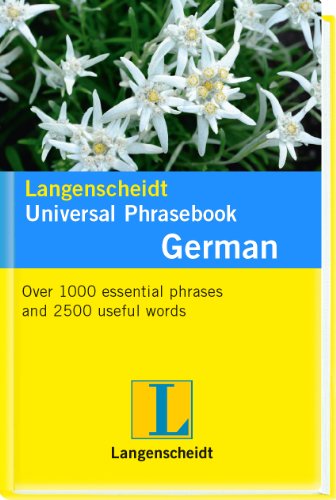 Langenscheidt Universal Phrasebook German  N/A 9783468989841 Front Cover