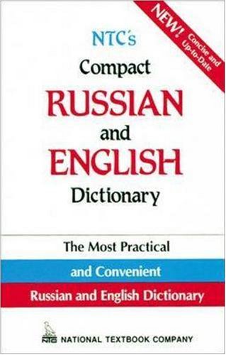 NTC's Compact Russian and English Dictionary   1994 9780844242842 Front Cover