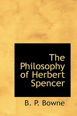 Philosophy of Herbert Spencer  N/A 9781110618842 Front Cover