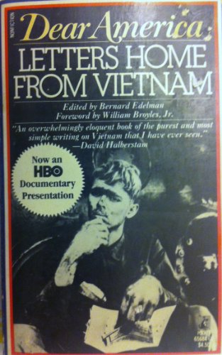 Dear America Letters Home from Vietnam N/A 9780671656843 Front Cover