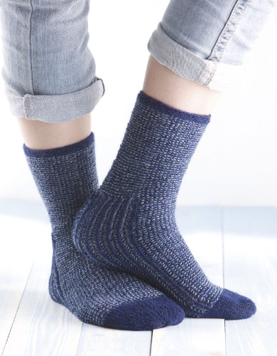 Knitting Brioche-Stitch Socks 14 Easy Patterns for Tube Socks  2011 9781604680843 Front Cover