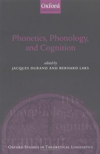 Phonetics, Phonology, and Cognition   2002 9780198299844 Front Cover
