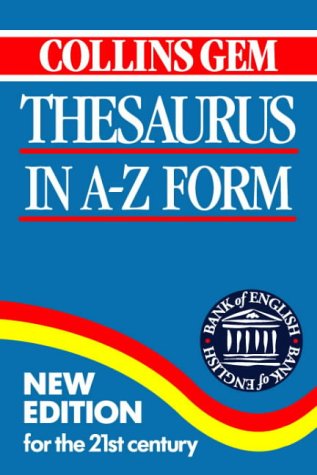 Thesaurus in A to Z Form   1994 (Revised) 9780004704845 Front Cover