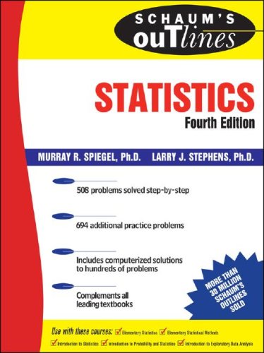 Schaum's Outline of Statistics  4th 2008 9780071485845 Front Cover