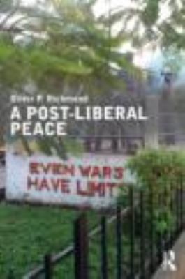 Post-Liberal Peace   2011 9780415667845 Front Cover