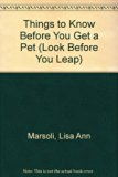 Things to Know Before You Get a Pet N/A 9780382067846 Front Cover