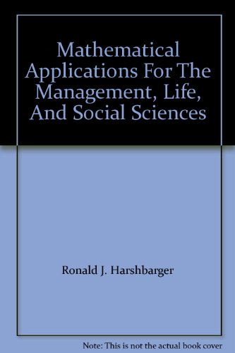 MATHEMATICAL APPLICATIONS >CUS 8th 2007 9780618805846 Front Cover