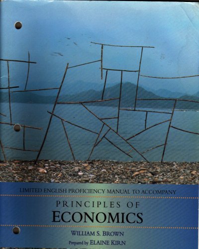 Principles of Economics : English Proficiency Manual  1995 9780314050847 Front Cover