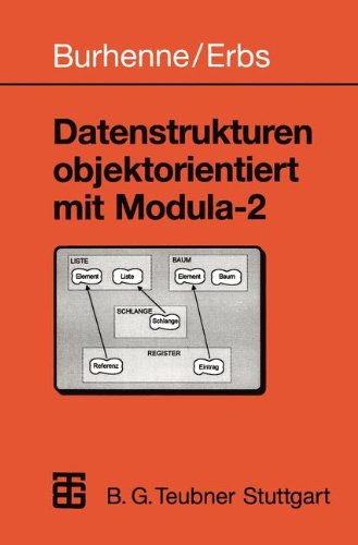 Datenstrukturen Objektorientiert Mit Modula-2:   1994 9783519029847 Front Cover