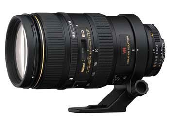 Nikon 80-400mm f/4.5-5.6D ED Autofocus VR Zoom Nikkor Lens (OLD MODEL) product image