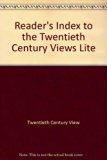 Reader's Index to the Twentieth-Century Views in Literary Criticism Series N/A 9780137533848 Front Cover