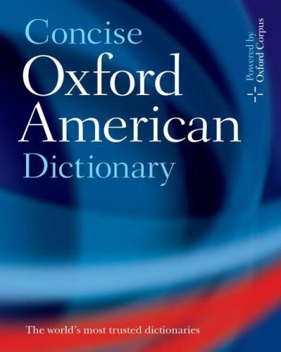 Concise Oxford American Dictionary   2006 9780195304848 Front Cover