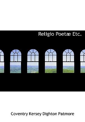 Religio Poeta Etc.:   2008 9780554524849 Front Cover
