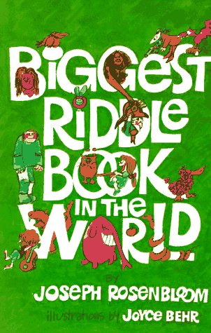 Biggest Riddle Book in the World   1997 (Revised) 9780806988849 Front Cover
