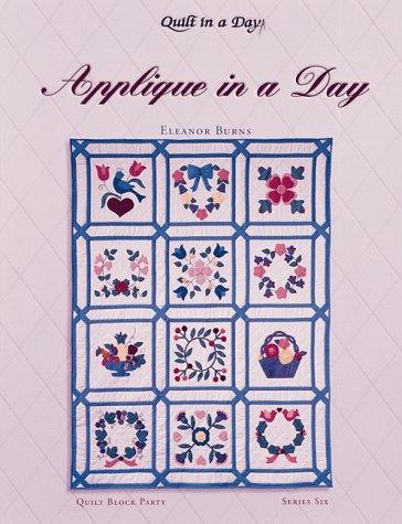 Applique in a Day  1994 9780922705849 Front Cover
