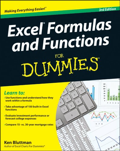 Excel Formulas and Functions for Dummies:   2013 9781118460849 Front Cover