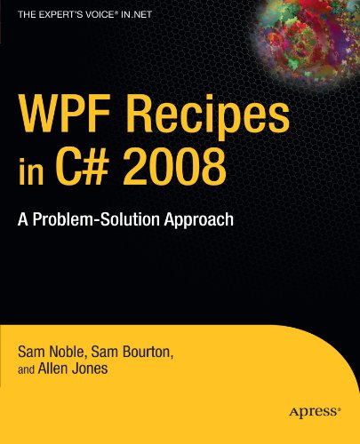 WPF Recipes in C# 2008   2009 9781430210849 Front Cover