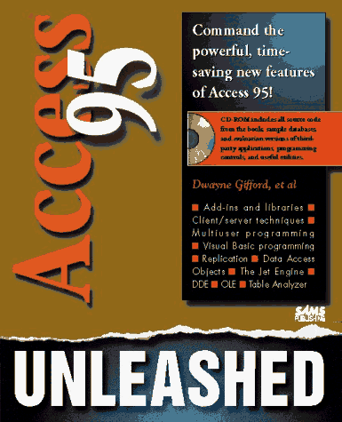 Access 95 Unleashed  2nd 1996 9780672307850 Front Cover