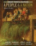 A People and a Nation - to 1877:   2014 9781285430850 Front Cover