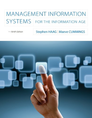 Management Information Systems for the Information Age  9th 2013 9780073376851 Front Cover