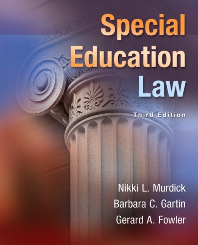 Special Education Law + Pearson Etext Access:  3rd 2013 9780133399851 Front Cover