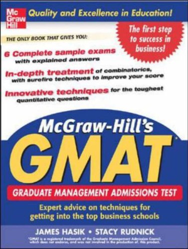 McGraw-Hill's GMAT   2006 9780071456852 Front Cover
