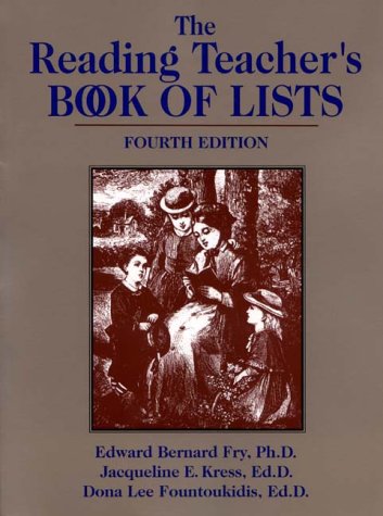 Reading Teacher's Book of Lists  4th 2000 (Revised) 9780130281852 Front Cover