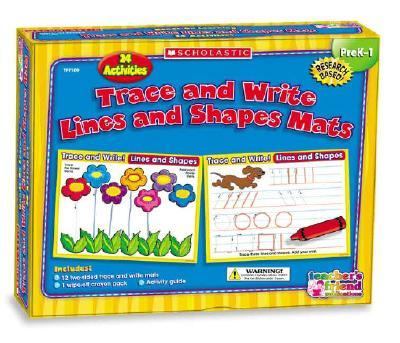 Trace and Write Lines and Shapes Mats   2006 9780439823852 Front Cover