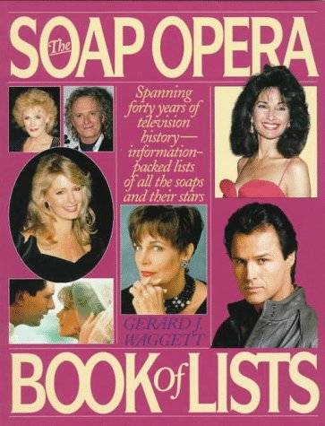 Soap Opera Book of Lists  N/A 9780061009853 Front Cover