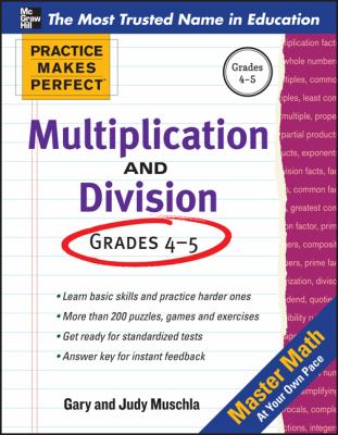 Practice Makes Perfect Multiplication and Division   2012 9780071772853 Front Cover
