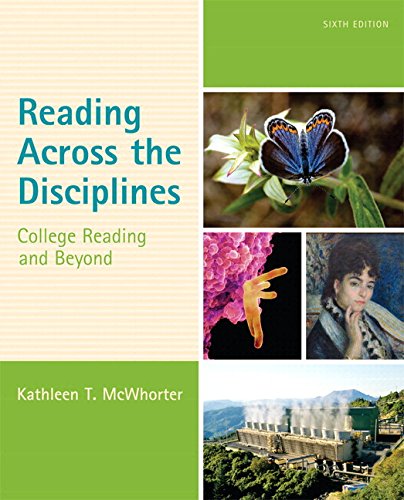 Reading Across the Disciplines College Reading and Beyond Plus MyReadingLab with EText -- Access Card Package 6th 2015 9780133957853 Front Cover